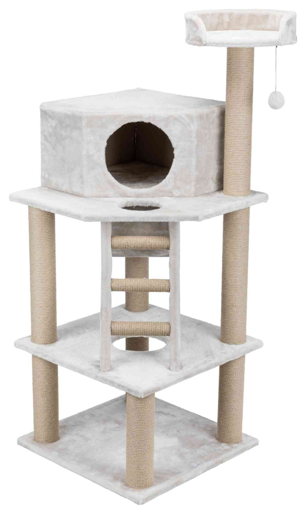 Домик для кошки Marlena, 151 см,светло-серый