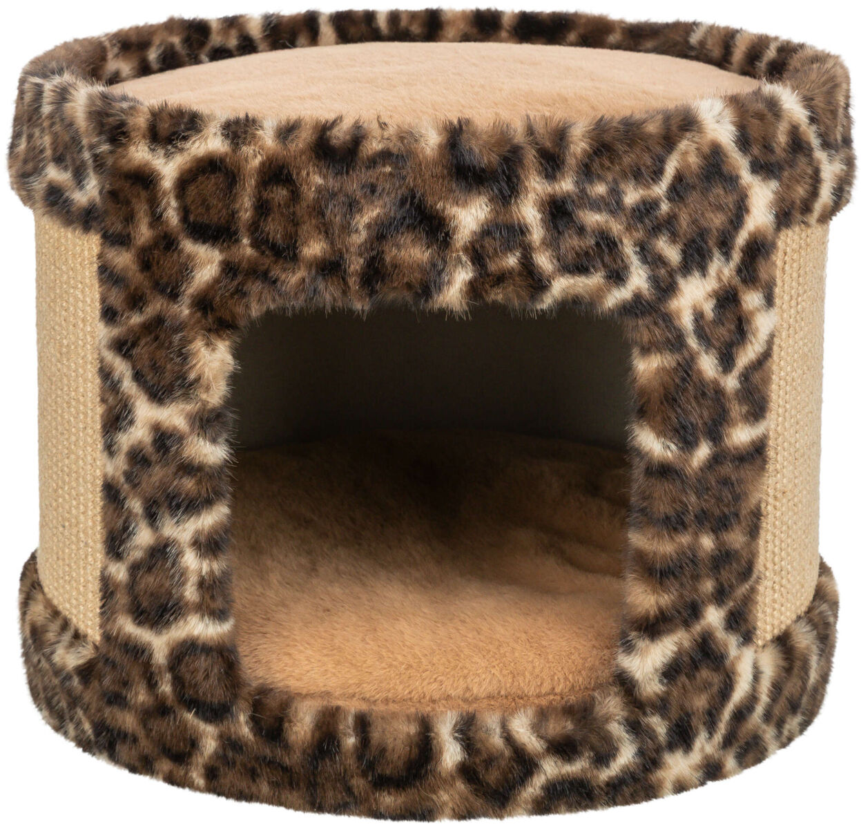 Домик-когтеточка Leo, круглый