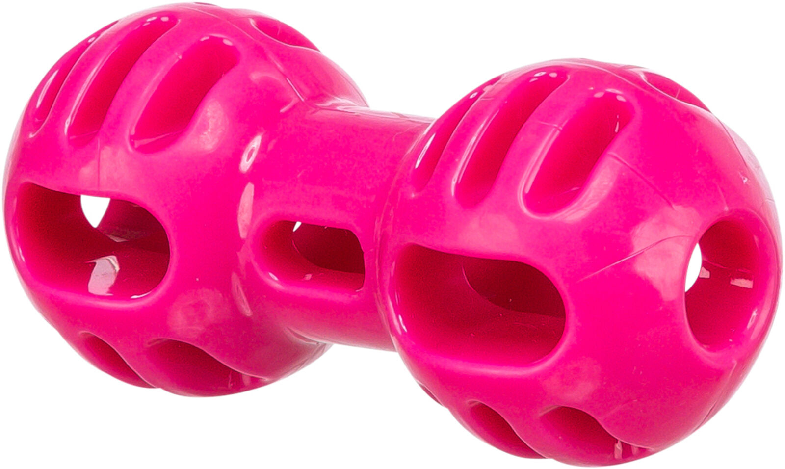 Игрушка для собак Гантель суперпрочная, ТПР, розовый