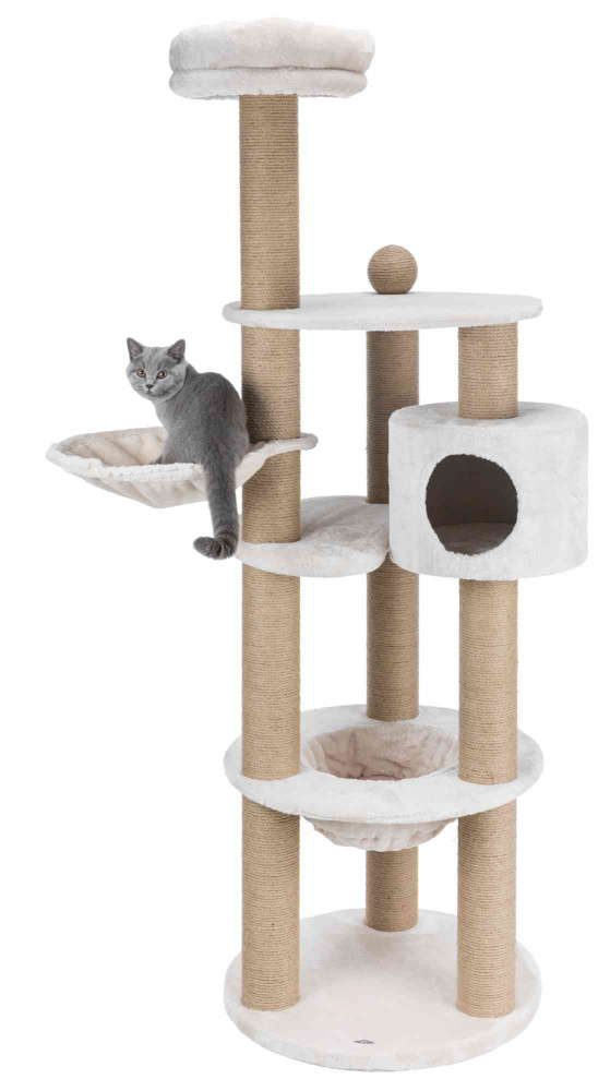 Домик для кошки Nigella, 177 см, светло-серый