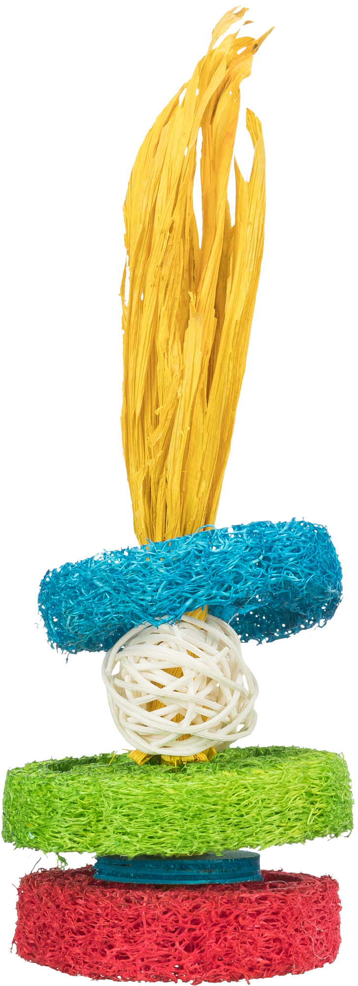 Игрушка для грызунов, колечки цветные