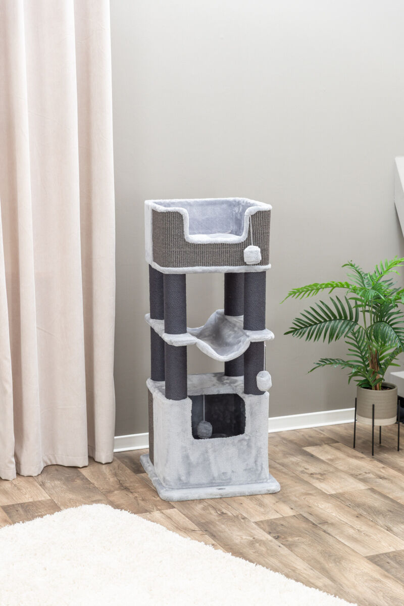 Домик для кошки Lucano XXL, серый