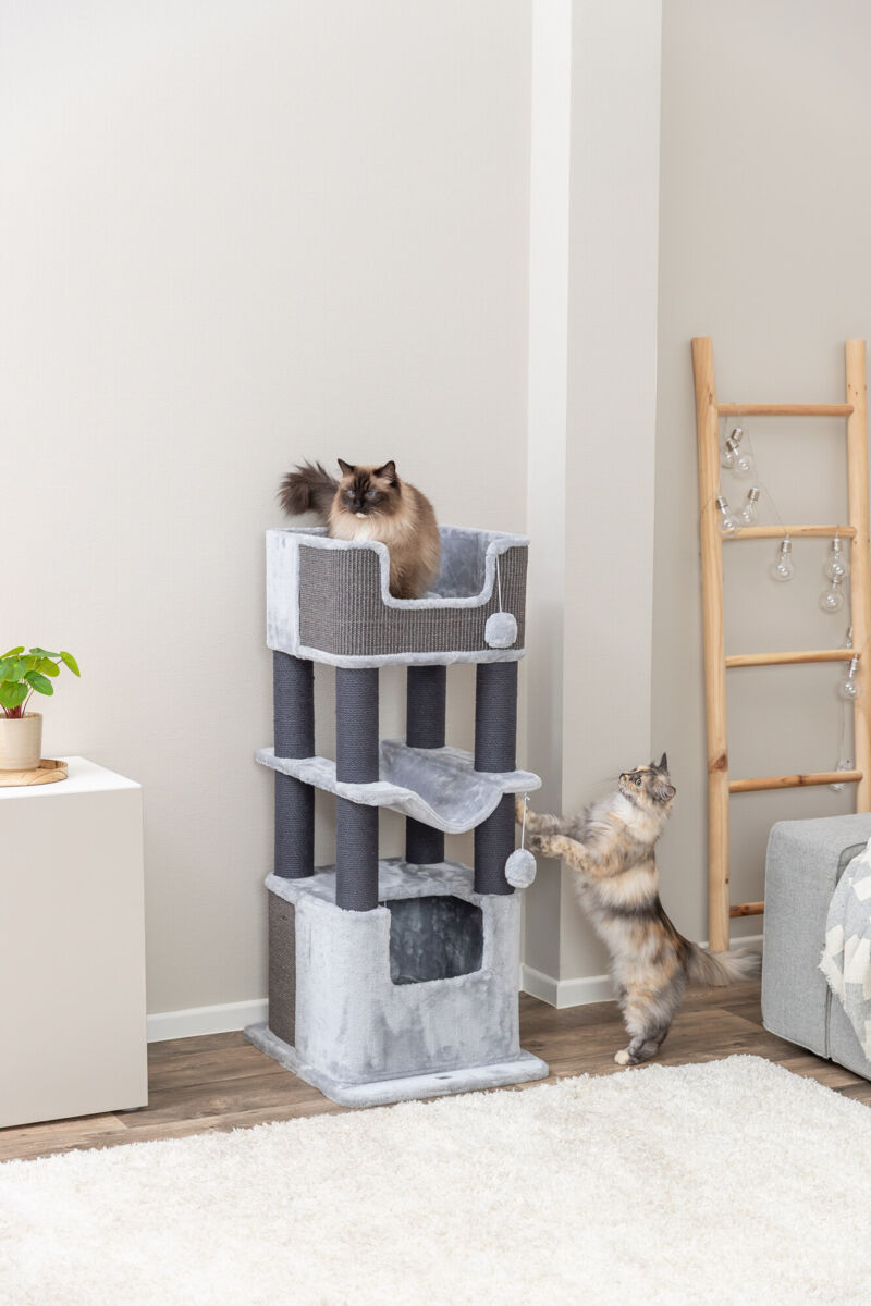 Домик для кошки Lucano XXL, серый