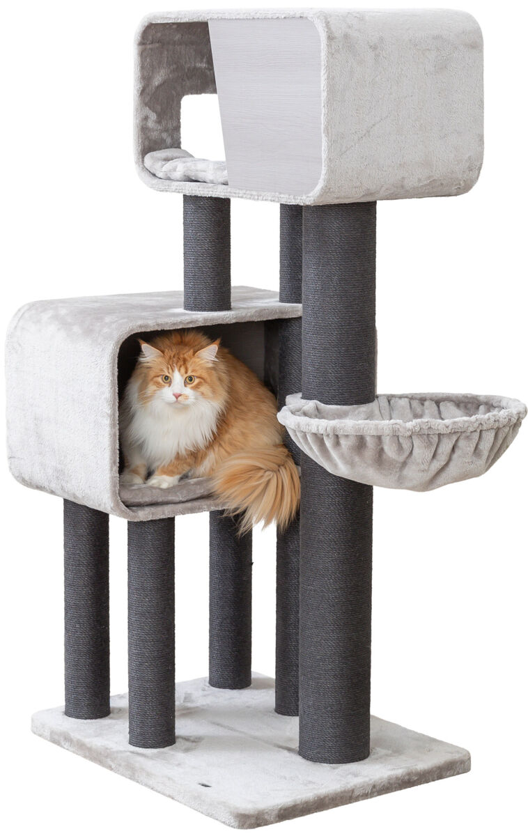 Домик для кошки Rafael XXL, серый