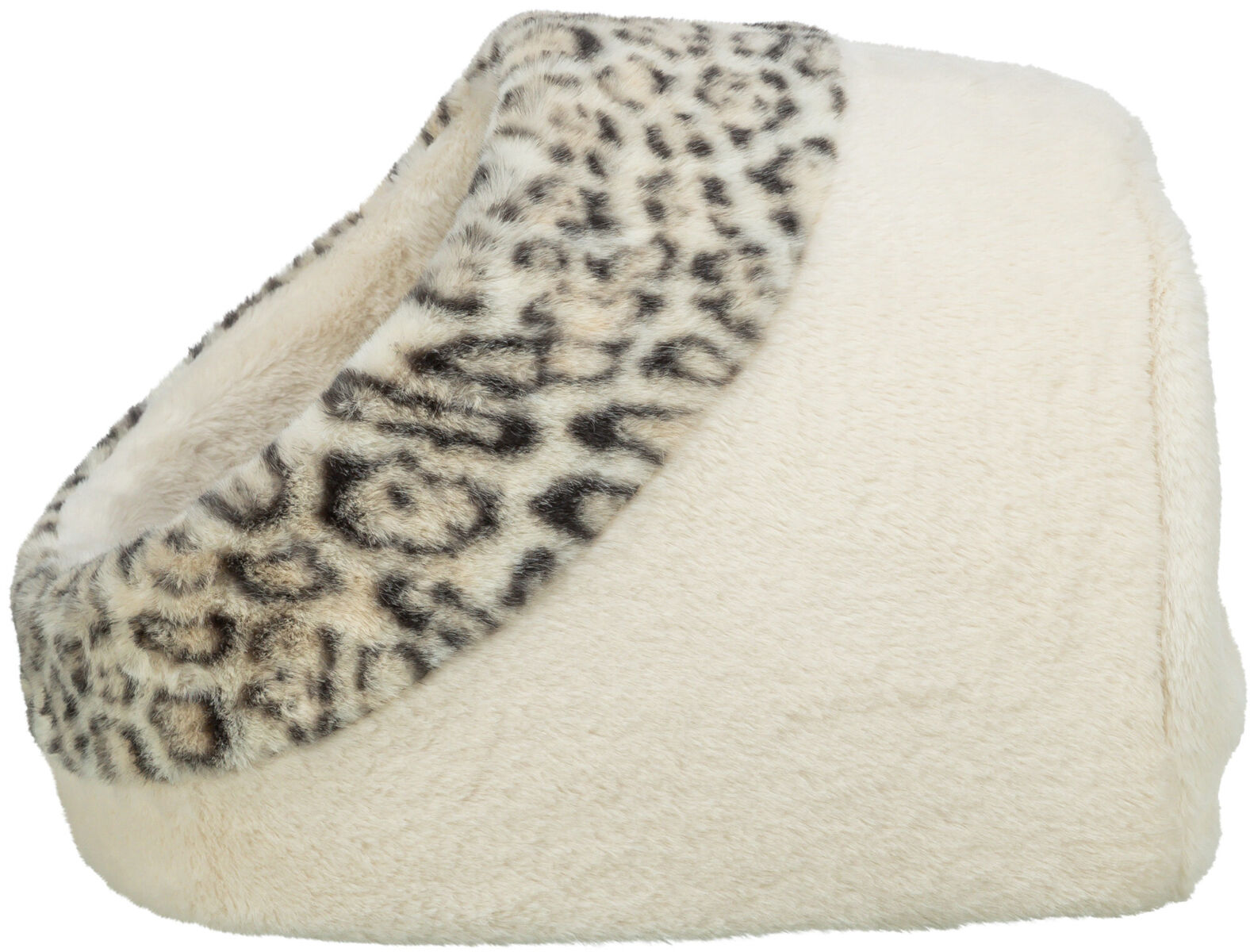 Лежак-пещера Leo, кремовый