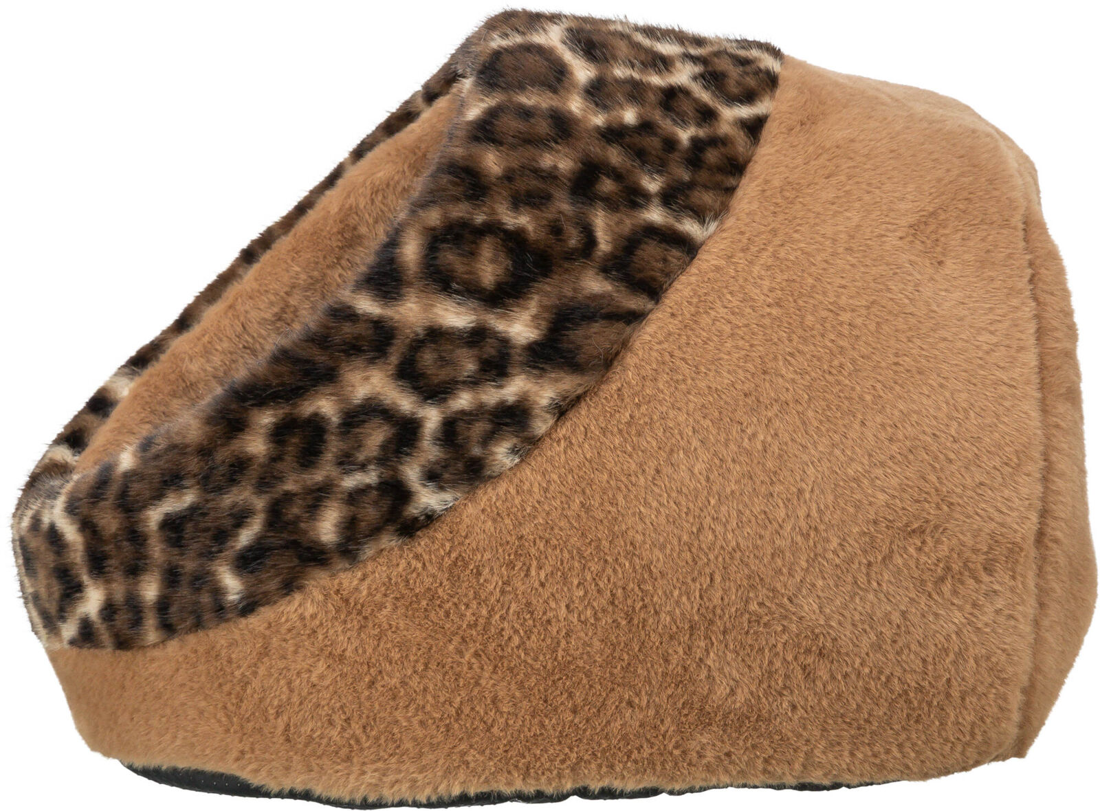 Лежак-пещера Leo, светло-коричневый/коричневый