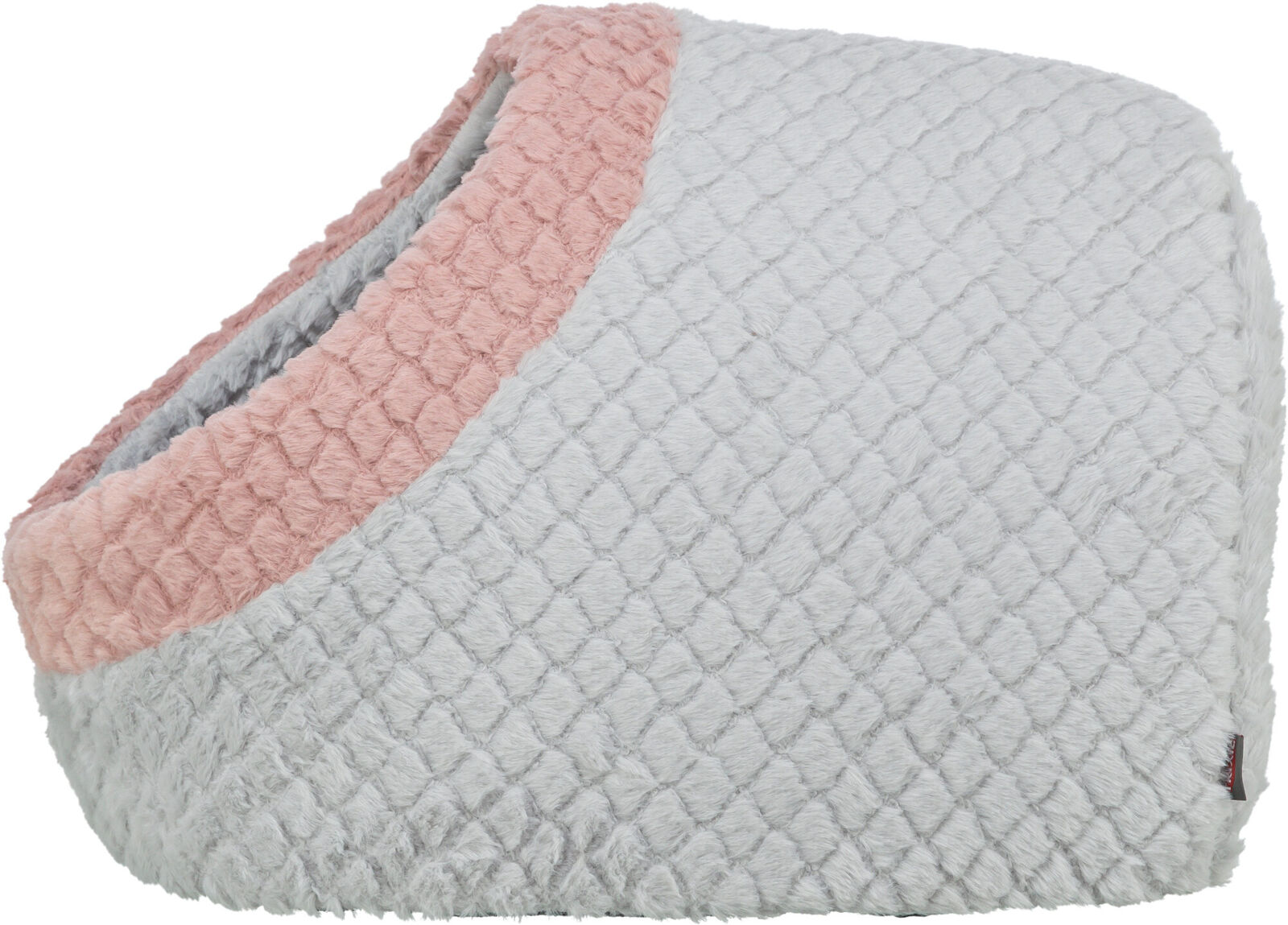 Лежак-пещера Kaline Mio, серый/розовый