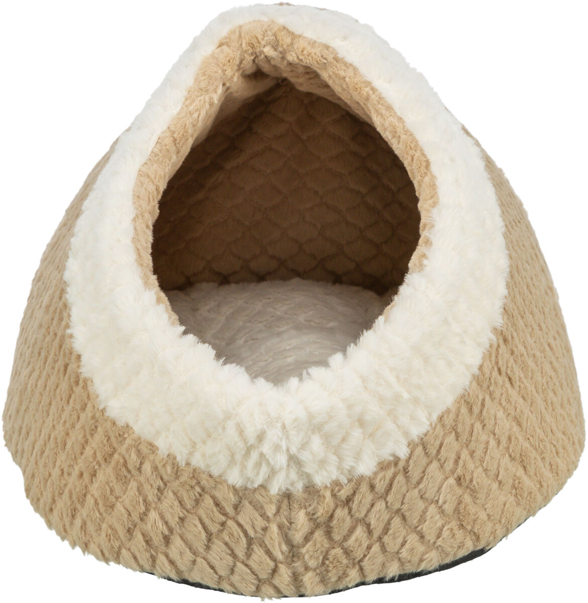 Лежак-пещера Kaline Mio, коричневый/кремовый