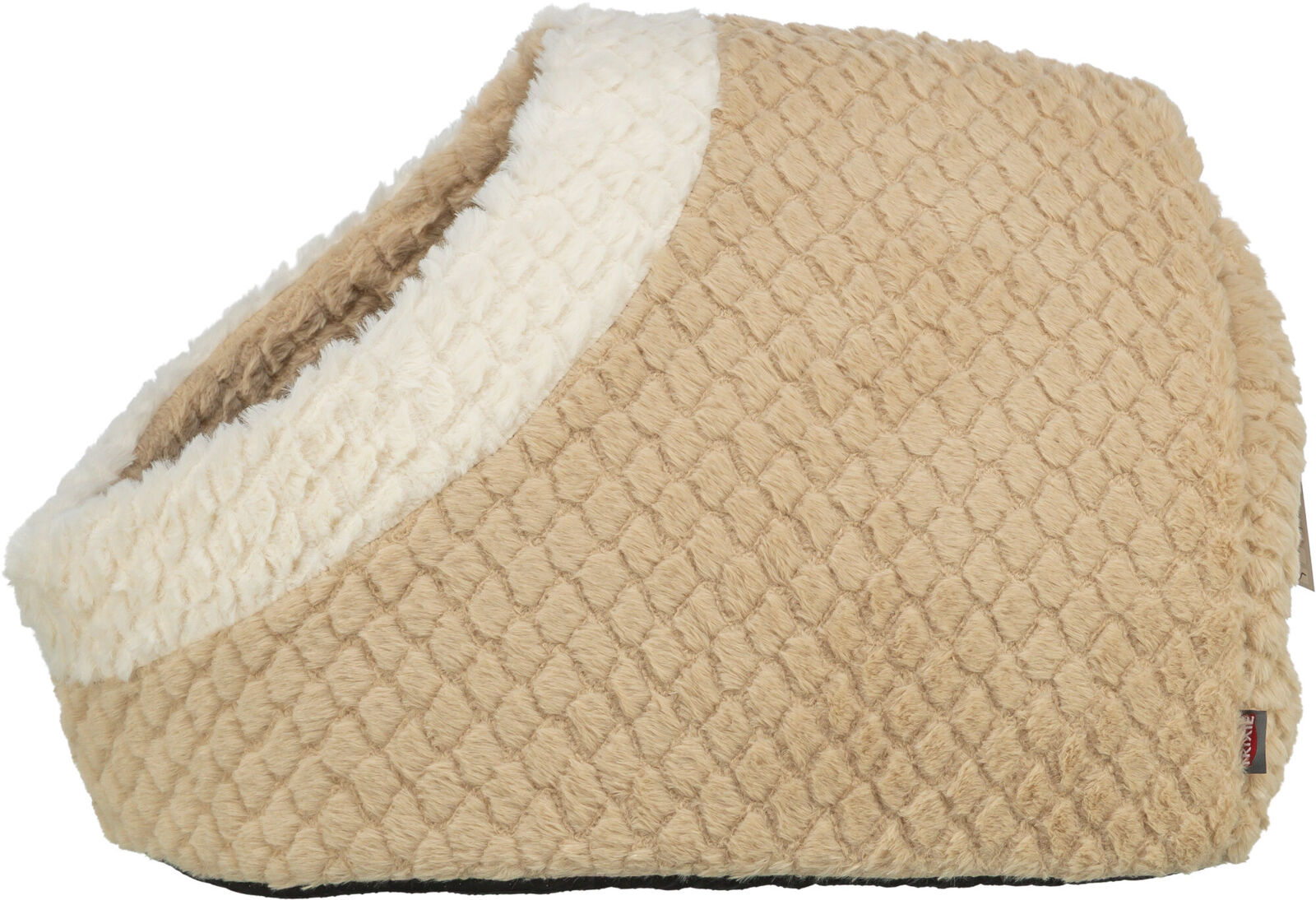 Лежак-пещера Kaline Mio, коричневый/кремовый