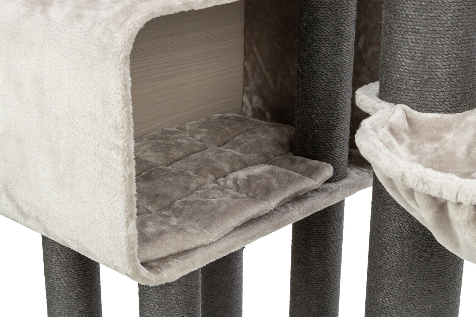 Домик для кошки Rafael XXL, серый