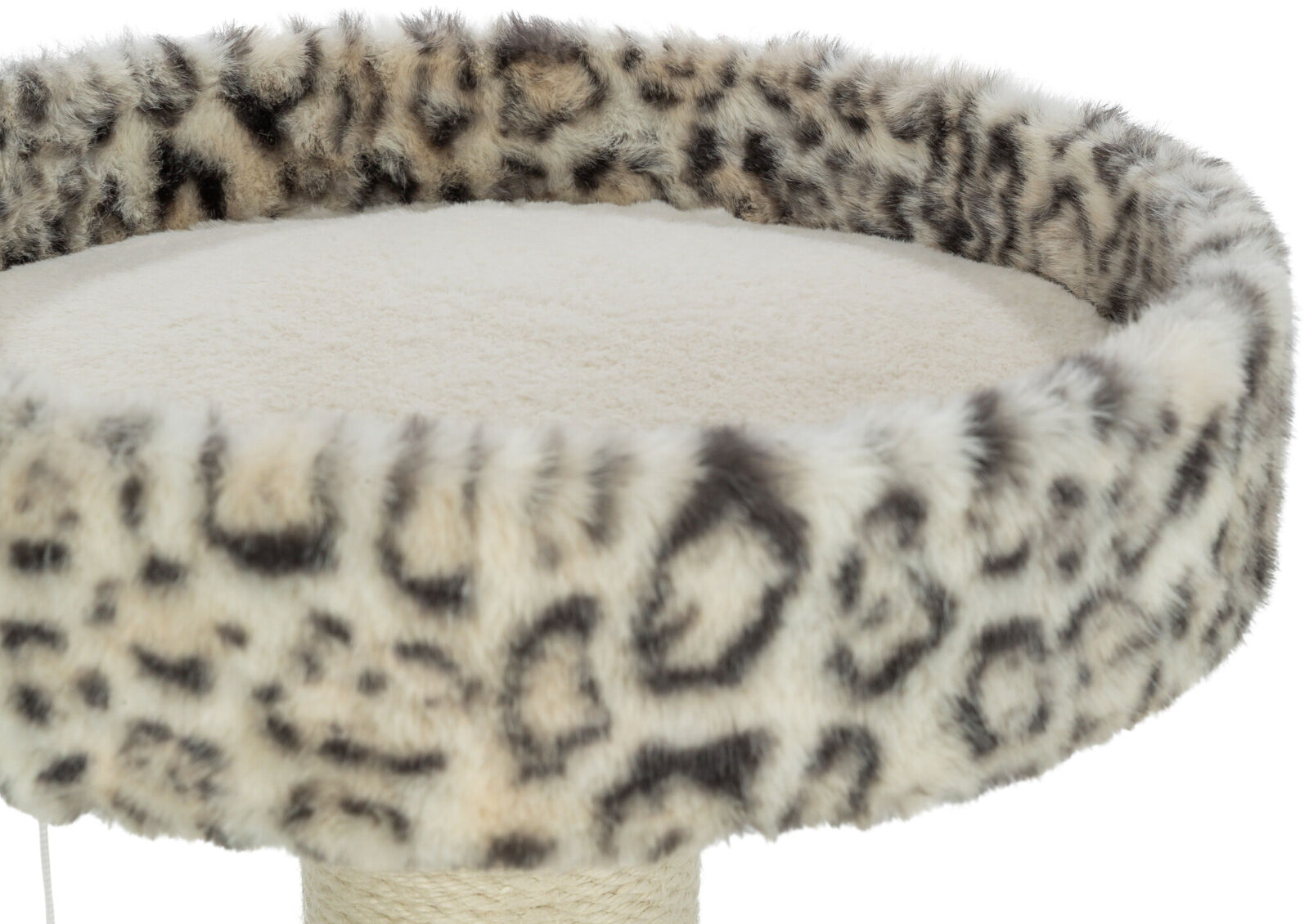 Домик-когтеточка Leo, кремовый