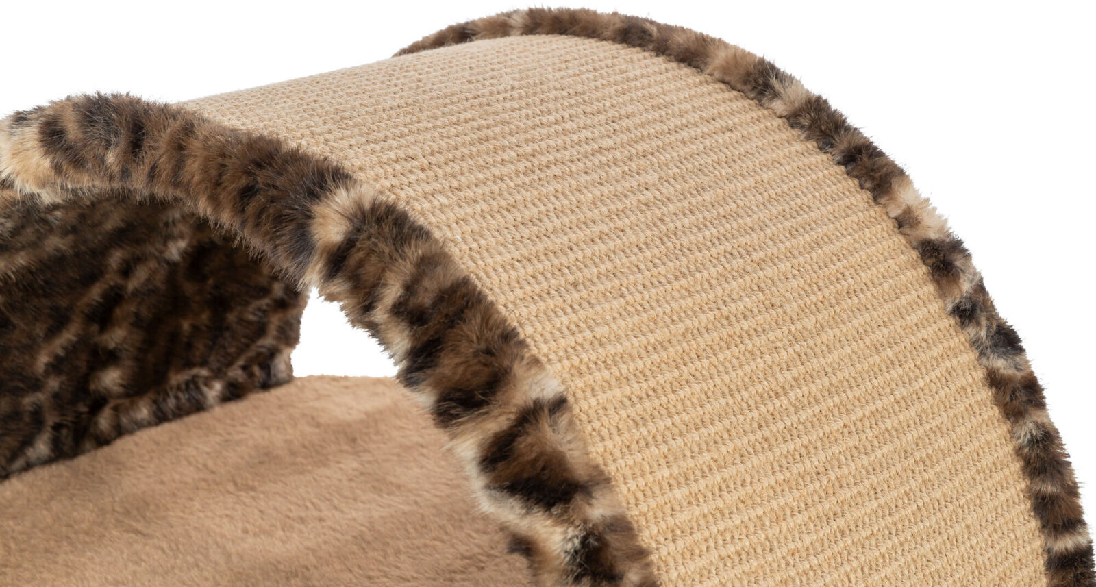 Домик-когтеточка Leo, коричневый