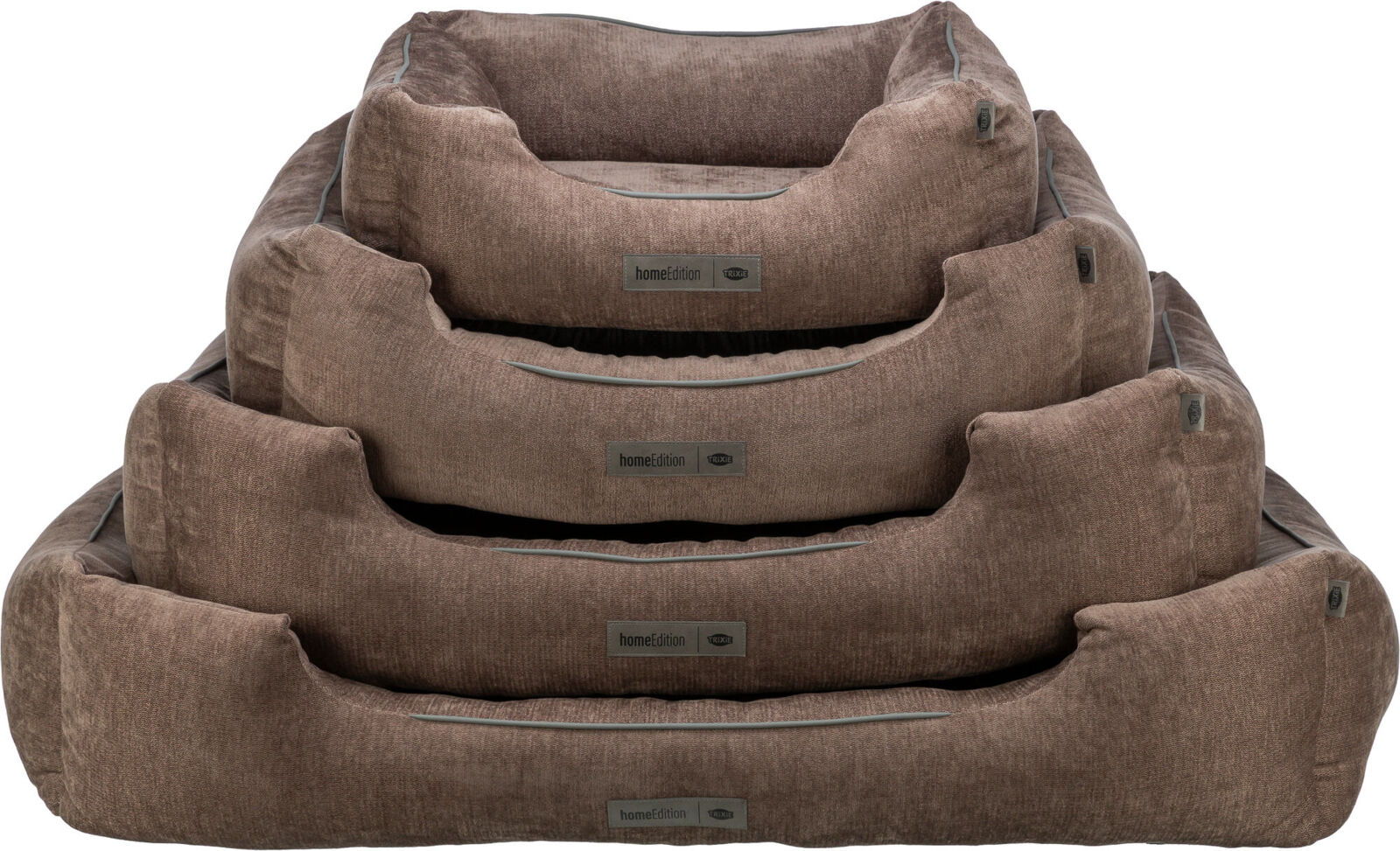 Лежак Lennox vital прямоугольный, коричневый