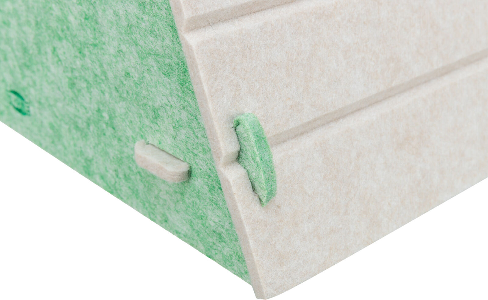 Лежак для кошки Вигвам, фетр п/э, песочно-зелёный