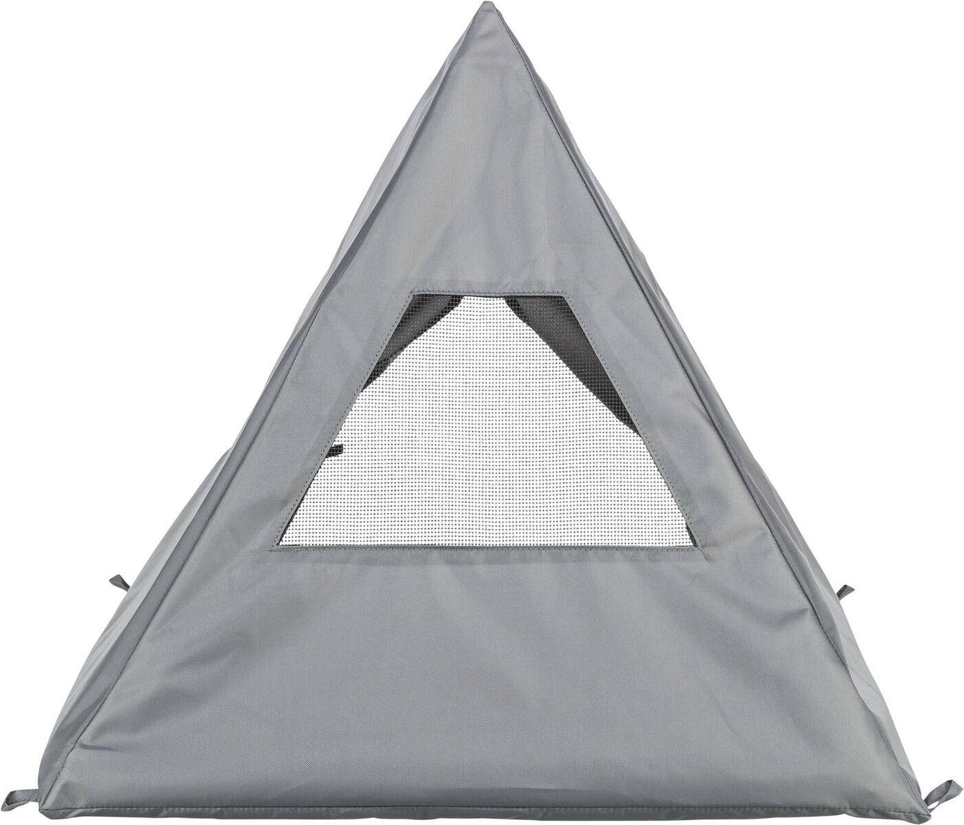 Домик для кошки Палатка, п/э, серый