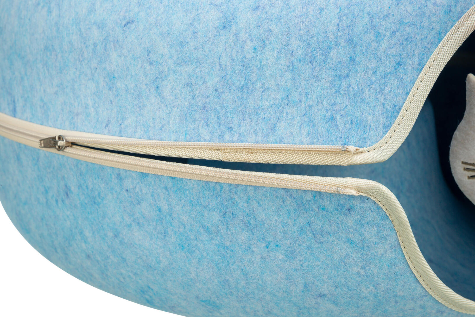 Лежак для кошки Пончик, фетр