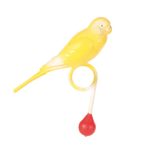 Пластиковый попугай для жёрдочки