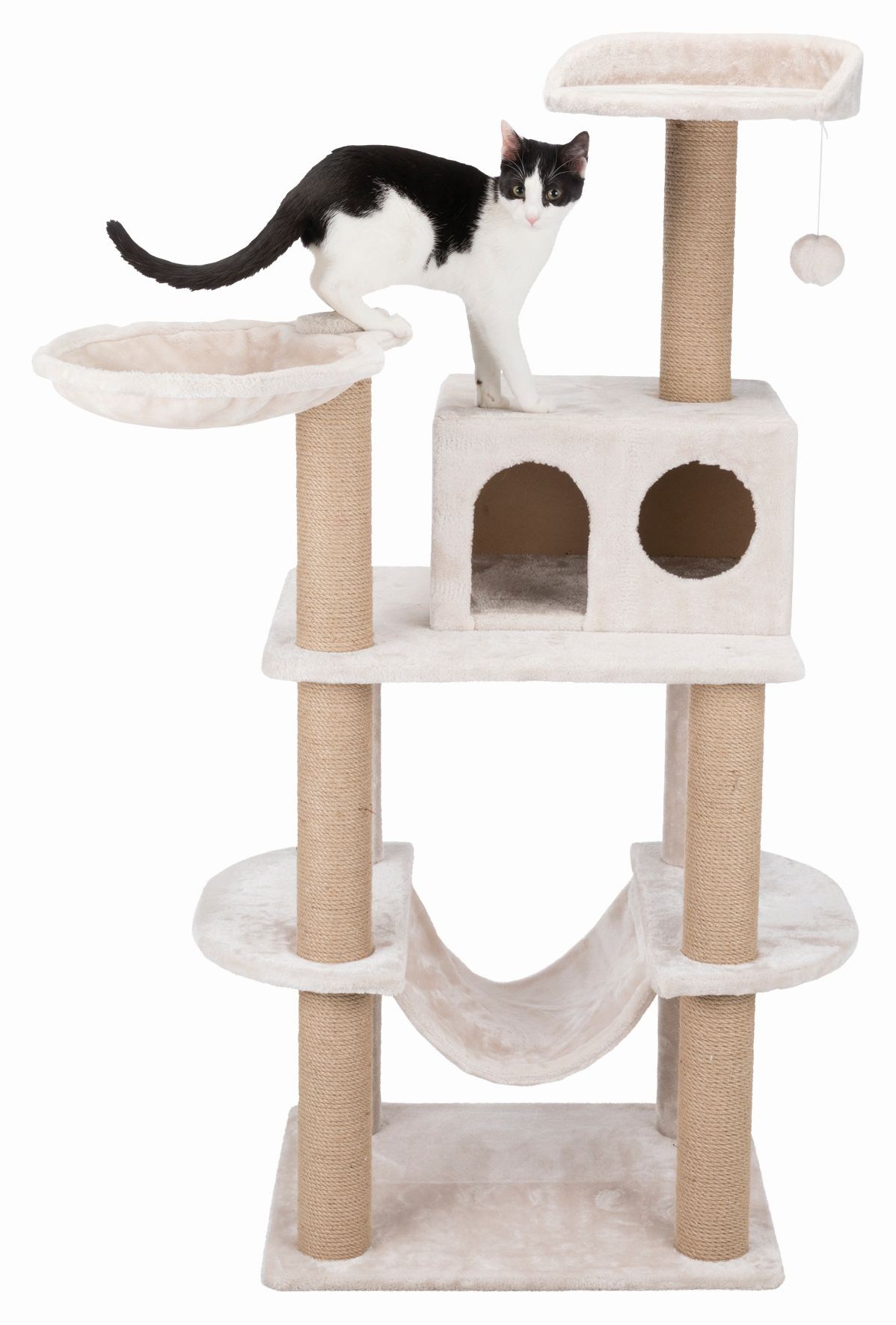 Домик для кошки Federico, светло - серый